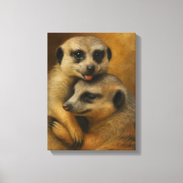 Toile Affection de Meerkat (Recto)