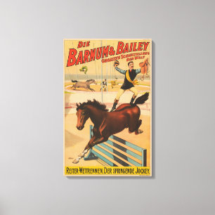 Toile Affiche De Cirque Allemande D'Un Homme Se Trouvant