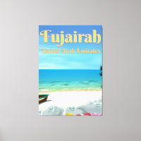 Affiche de plage de Fujairah Émirats Arabes Unis