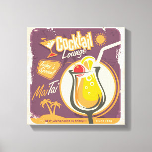 Toile Affiche de salon de cocktail