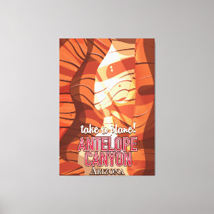 Toile Affiche de voyage Antelope Canyon Arizona