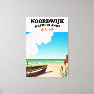 Toile Affiche de voyage de Noordwijk Pays-Bas