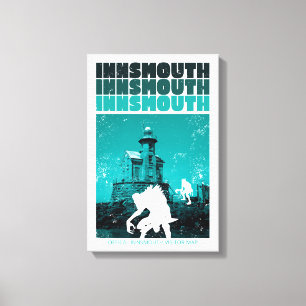 Toile Affiche de voyage d'Innsmouth