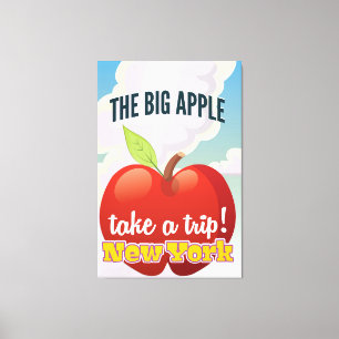 Toile Affiche de voyage New York Big Apple