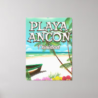 Affiche de voyage Playa Ancón Trinidad