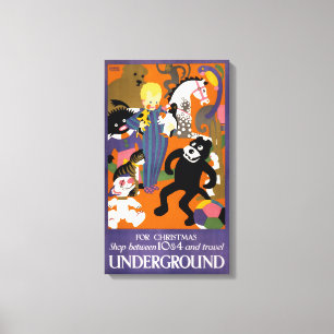 Toile Affiche De Voyage Pour Londres Métro