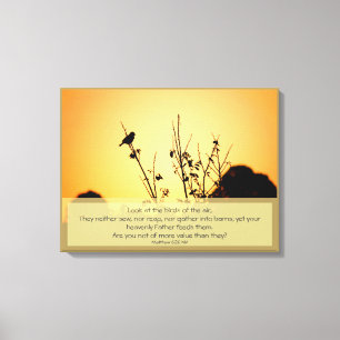 Toile Affiche Oiseaux de l'air