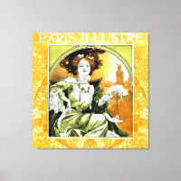 Affiche Paris Illustré par Alphonse Mucha