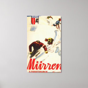 Toile Affiche promotionnelle des courses d'enfer