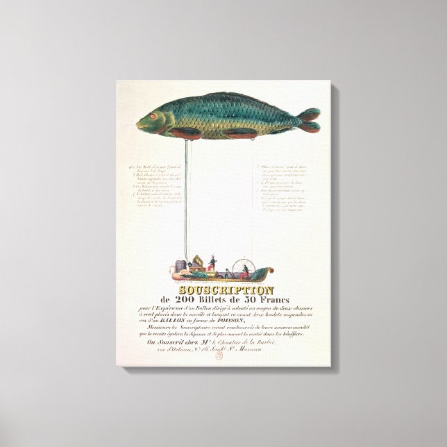 Toile Affiche publicitaire de l'abonnement (Recto)