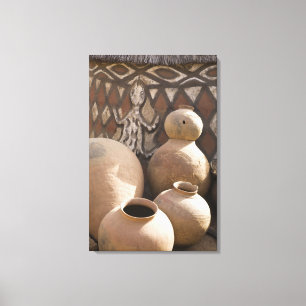 Toile Afrique, Afrique de l'Ouest, Ghana, Sirigu. Artisa