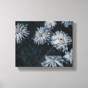 Toile Afrique du Sud Fleurs vert pâle et blanc