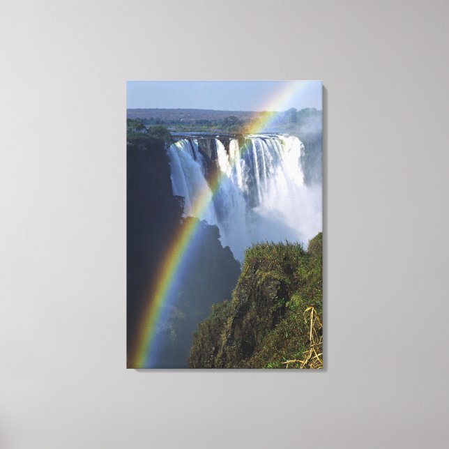 Toile Afrique, Zimbabwe, Chutes Victoria (Recto)