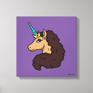 Toile Afro Unicorn   Divin