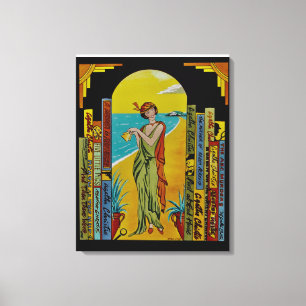TOILE AGATHA CHRISTIE LIFE UNIQUE CANVAS