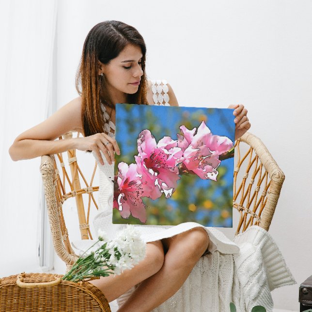 Toile Agrandir l'arborescence de la pêche Blossom noir O (Créateur téléchargé)
