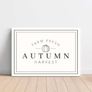 Toile Agritourisme frais automne récolte canvas d'automn