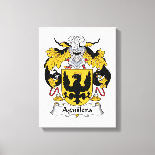 Toile Aguilera Family Crest