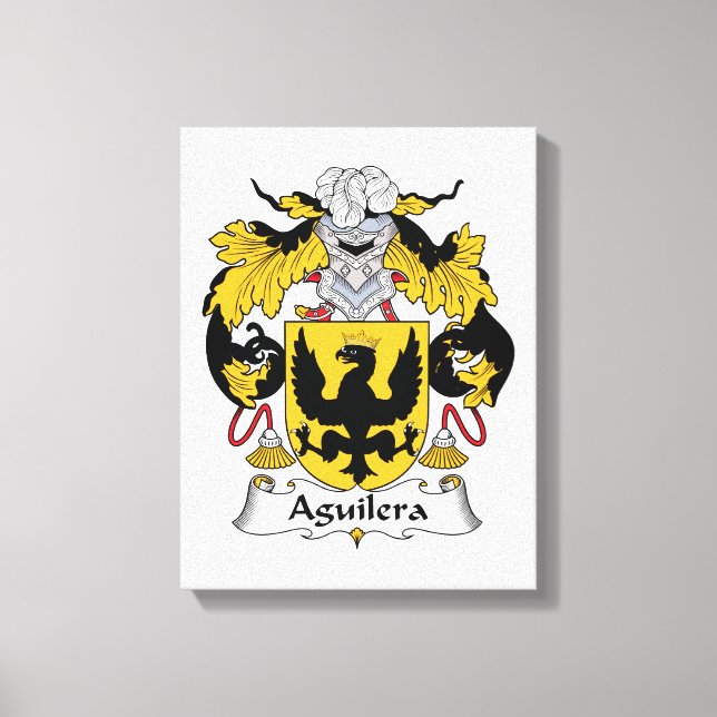 Toile Aguilera Family Crest (Recto)
