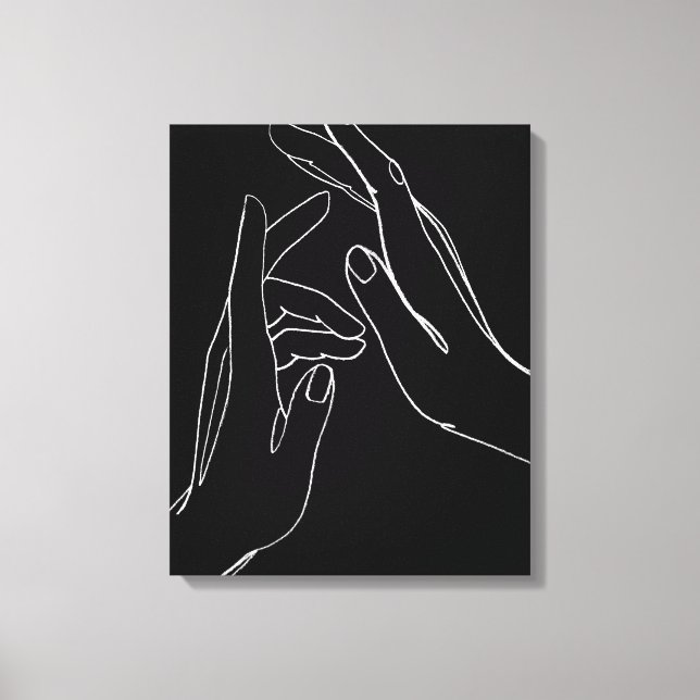 Toile Aider les mains (Recto)