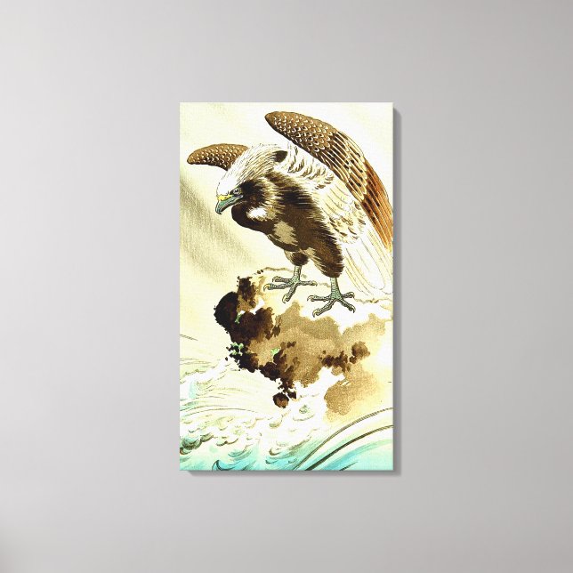 Toile Aigle au-dessus des vagues Tsuchiya Koitsu 1930 (Recto)