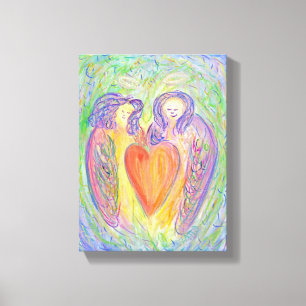 Toile Aimer Guardian Angels Art Enveloppé Peinture en t