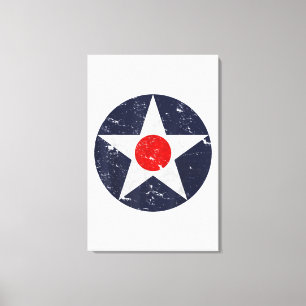 Toile Air Corps WW1 2ÈME GUERRE MONDIALE Militaire Vinta