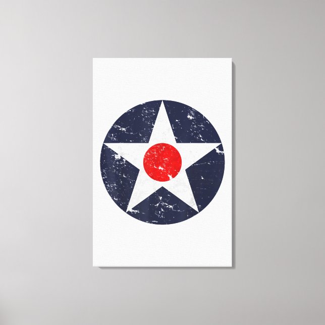 Toile Air Corps WW1 2ÈME GUERRE MONDIALE Militaire Vinta (Recto)