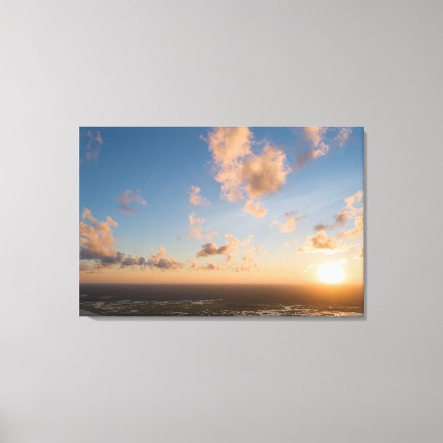 Toile Air Sunrise Nature Photo Paysage côtier (Recto)