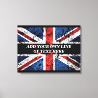 Ajouter votre texte sur le drapeau anglais Jeu d'o