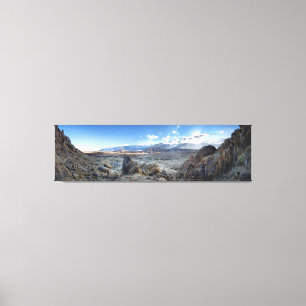 Toile Alabama Hills Panorama - Owens Valley - Sierra