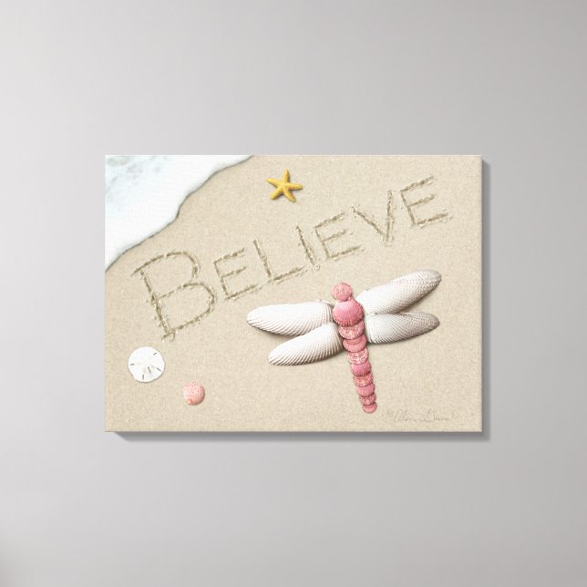 Toile Alan Giana "Believe" Imprimer (Recto)