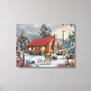 Toile Alan Giana "Nouveaux amis" Imprimer