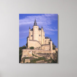 Toile Alcazar, Ségovie, Castille-et-León, Espagne, Unesc