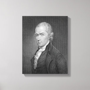 Toile Alexander Hamilton (1757-1804) - gravé par John Fr