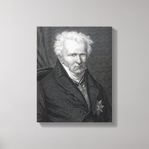 Toile Alexander von Humboldt, gravé par C. Cook