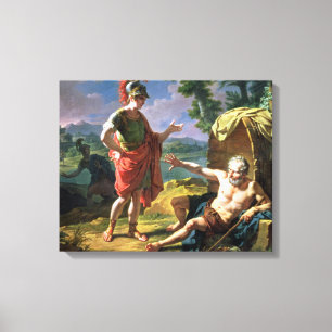 Toile Alexandre et Diogène, 1818 (huile sur la toile)