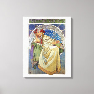 Toile Alfons Mucha Princezna 1911 Hyacinta