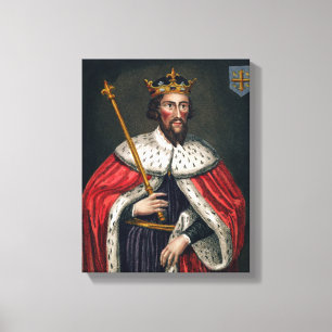 Toile Alfred le grand (849-99), après une peinture dans