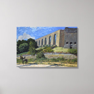 Toile Alfred Sisley - Aqueduc à Marly