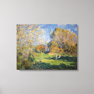 Toile Alfred Sisley - Le Jardin d'Hoschede, Montgeron