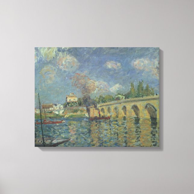 Toile Alfred Sisley | Le Pont (Recto)
