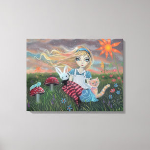 Toile Alice au pays des merveilles Imaginaire Fairytale 