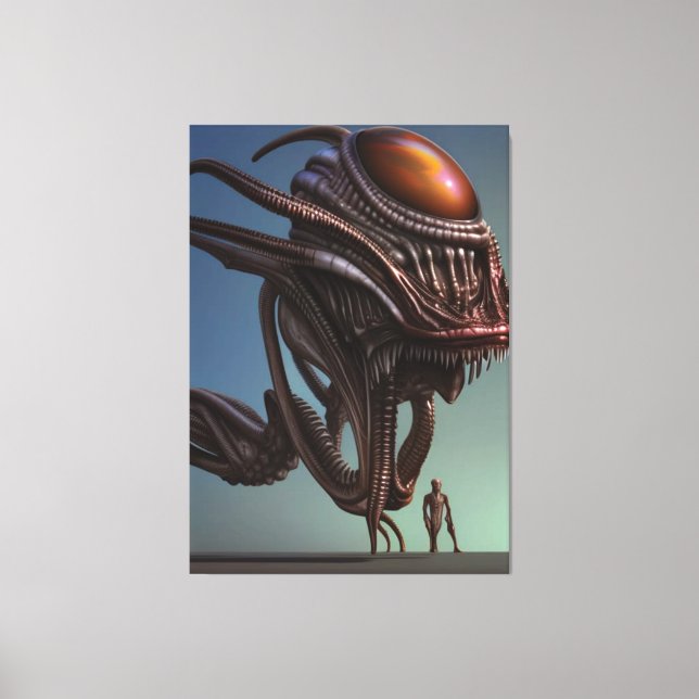 Toile Alien Galactique Monster Canvas Imprimer (Recto)
