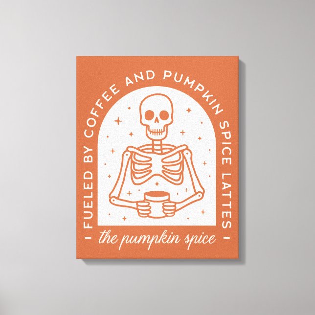 Toile Alimenté par le café et les lattes d'épices Citrou (Recto)