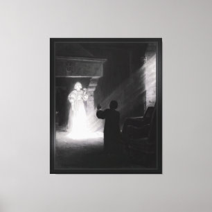 Toile Alix Apparition Au Masque par Tony Robert-Fleury