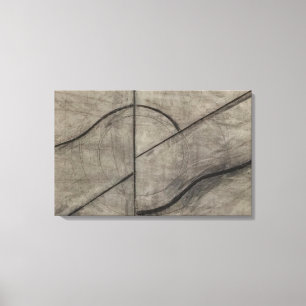 Toile Allan Kaprow - Dessin basé sur le souffle