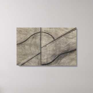 Toile Allan Kaprow - Dessin basé sur le souffle