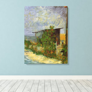 Toile Allée de Montmartre et Tournesols de Vincent van G