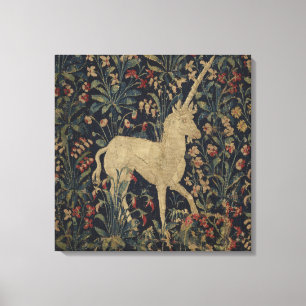 Toile Allegorical "Millefleurs" Tapestry with Animals